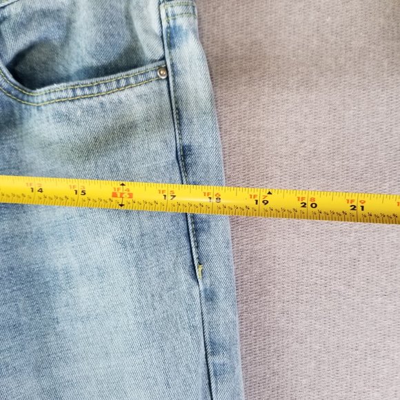 MNMI Light Wash Athletic Skinny Jeans - Picture 3 of 10